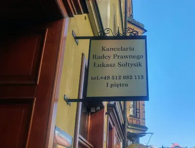 Kancelaria Radcy Prawnego Łukasz Sołtysik | Prawnik Świdnica Porady Prawne Kancelaria Frankowa Kredyty Frankowe Rozwody